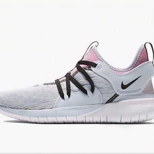 Nike Flex Contact 3 Running Shoes AQ7488 Womens 10 Gray Pink